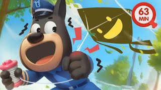 Watch out for Kite Strings | Kids Play Safe | Cartoons for Kids | Sheriff Labrador