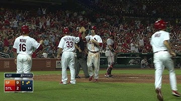 SF@STL: Jay clears the bases with a three-run double