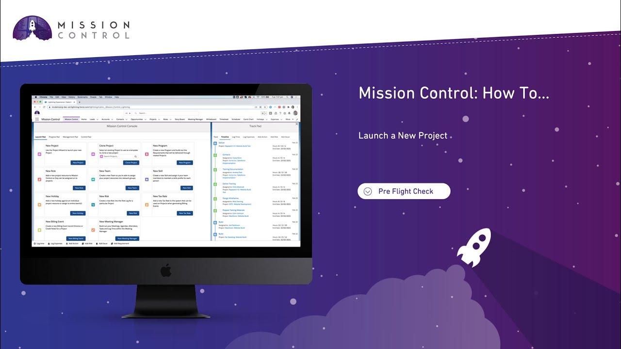 Mission Control: How To - Launch a New Project - YouTube