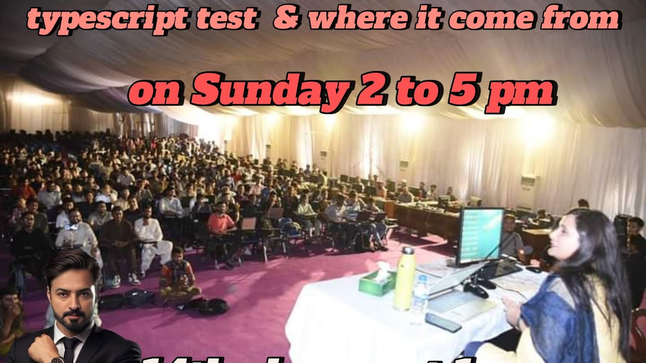 typescript test & discussion about exam || 14th class Sunday 2 to 5pm|| Miss Hina Naseer