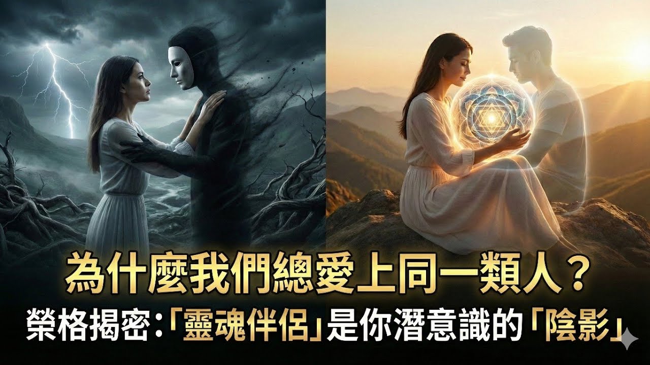 如何談一場不分手的戀愛？榮格：愛不是犧牲與討好，而是靈魂的「鏡像投射」。學會獨處，是你贏回人生的第一步。