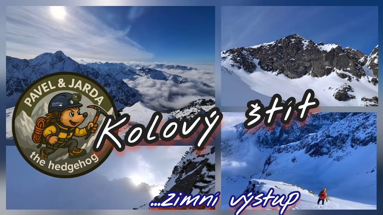 Vysoké Tatry - Kolový štít 2 418 m n.m. - zimní výstup 