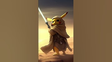 Jedi Pikachu - Pokemon x Star Wars - Midjourney v5 Stable Diffusion - Ai Generated Mashup