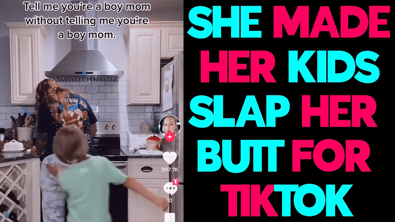 TikTok Mom Makes Kids Slap Her Butt YouTube