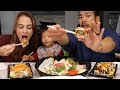 AWESOME ROLL, KAT CHEE ROLL, LOVE BOAT NIGIRI/SASHIMI TRAY MUKBANG!