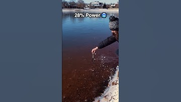 How Much Damage Can A Sword Do To A Frozen Lake??