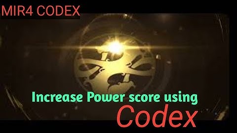 MIR4:Codex |How to use Codex|How to increase  power score using codex