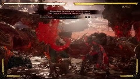 Mortal Kombat 11 BARAKA FLAWLESS BLOCK TUTORIAL FIGURED OUT