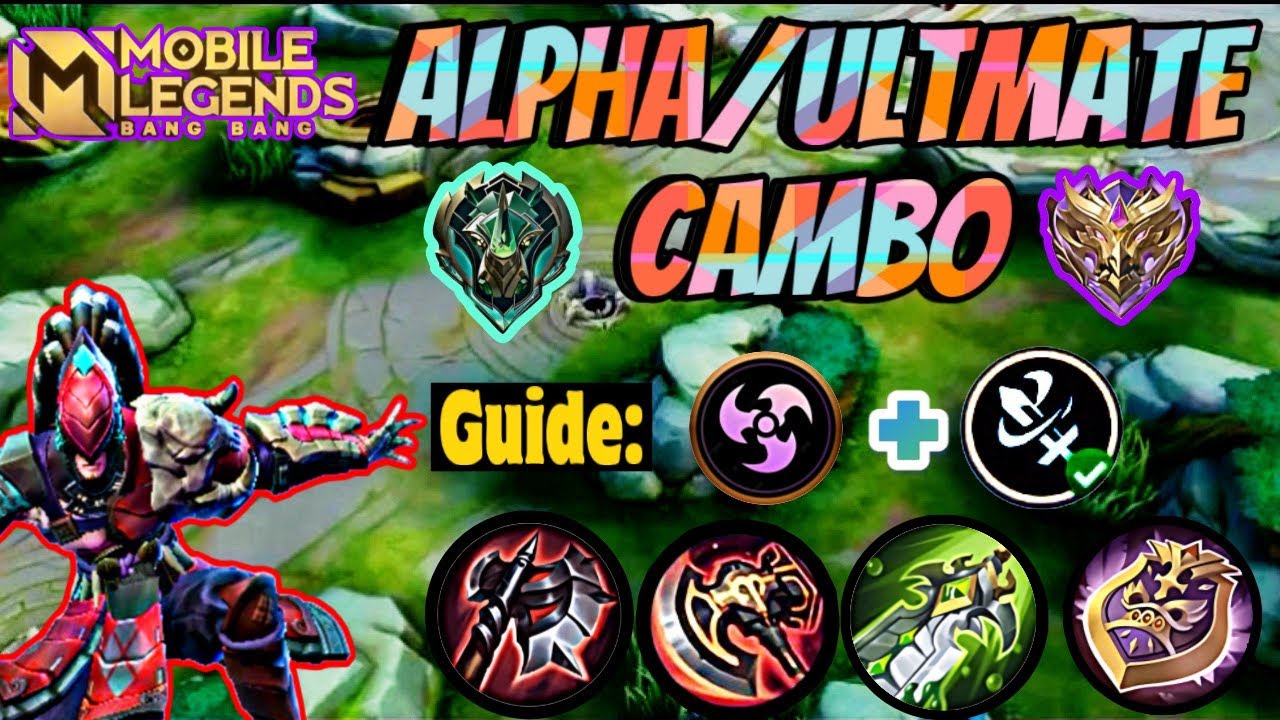 ALPHA BUILD NEW EMBLEM 2023 - BEST BUILD BURIED S31 | MOBILE LEGENDS