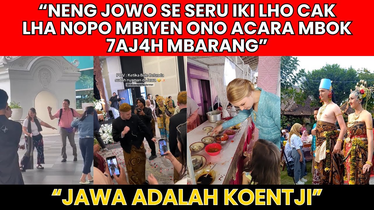 Bule Terpikat! Nilai Nilai Budaya Jawa Bikin Mereka Kagum