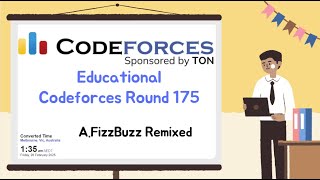 Educational Codeforces Round 175 - A. FizzBuzz Remixed