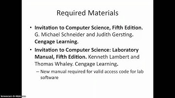 CSCI 1300 Syllabus Review (Old)