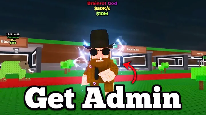 HOW to GET Admin Commands in Steal A Brainrot Roblox For Free