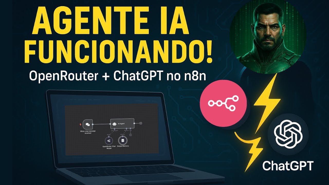Como Criar seu AGENTE AI /n8n + chatgpt em minutos PASSO A PASSO - YouTube