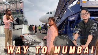 Way to MUMBAI || ​⁠@rainarajkumari2000 first flight