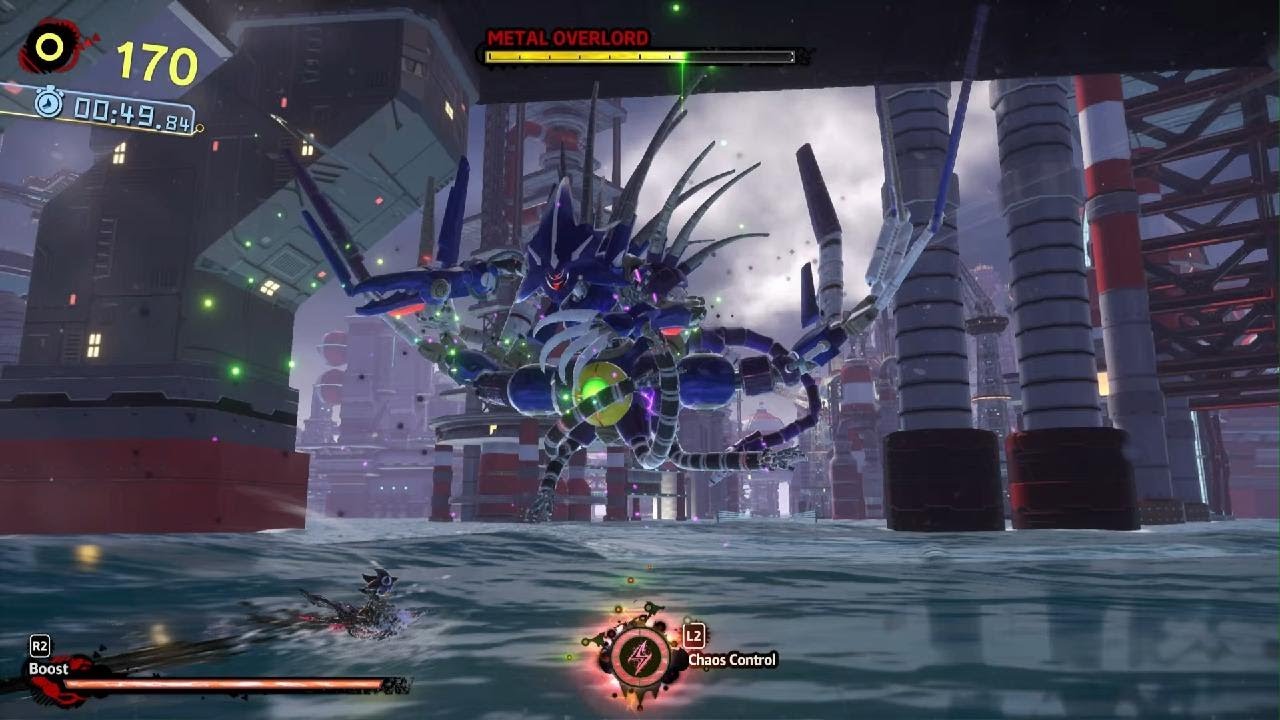 Metal Overlord Boss Fight - S Rank - SONIC X SHADOW GENERATIONS - YouTube