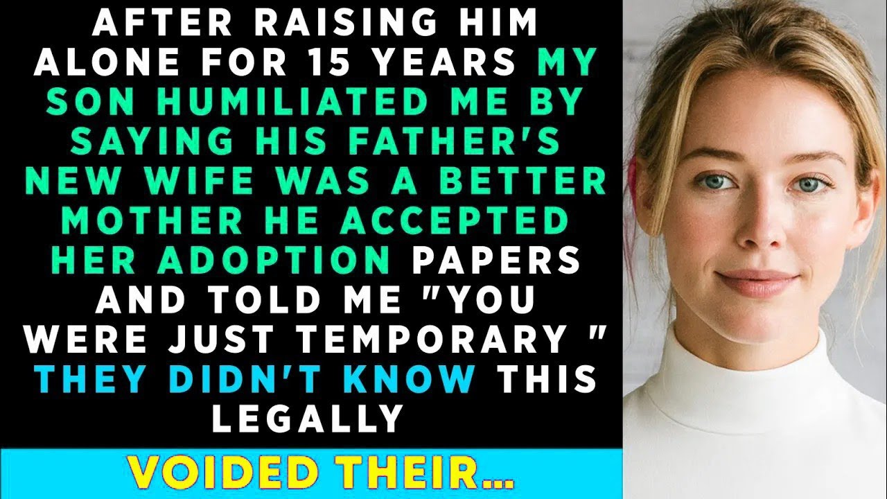 After RAISING THEM ALONE For 14 Years, My SON HUMILIATED Me By Telling Me That Their Mother..