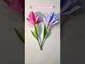 DIY Paper Flowers 🌷 #shorts #diy #papercraft #flowers #lily #craft #viral