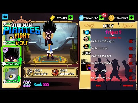 Stickman Ninja 3v3 v 3.0 Apk Mod Menu No Cooldown Skill 