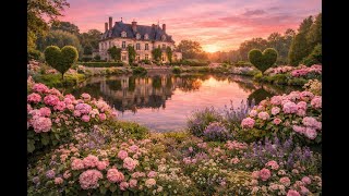 Soft Valentine’s Jazz 💕 | French Château Garden Ambience | Relaxing Background Music screenshot 1