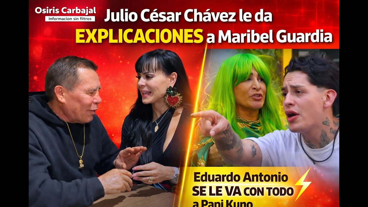 Julio César Chávez le rinde explicación a Maribel Guardia