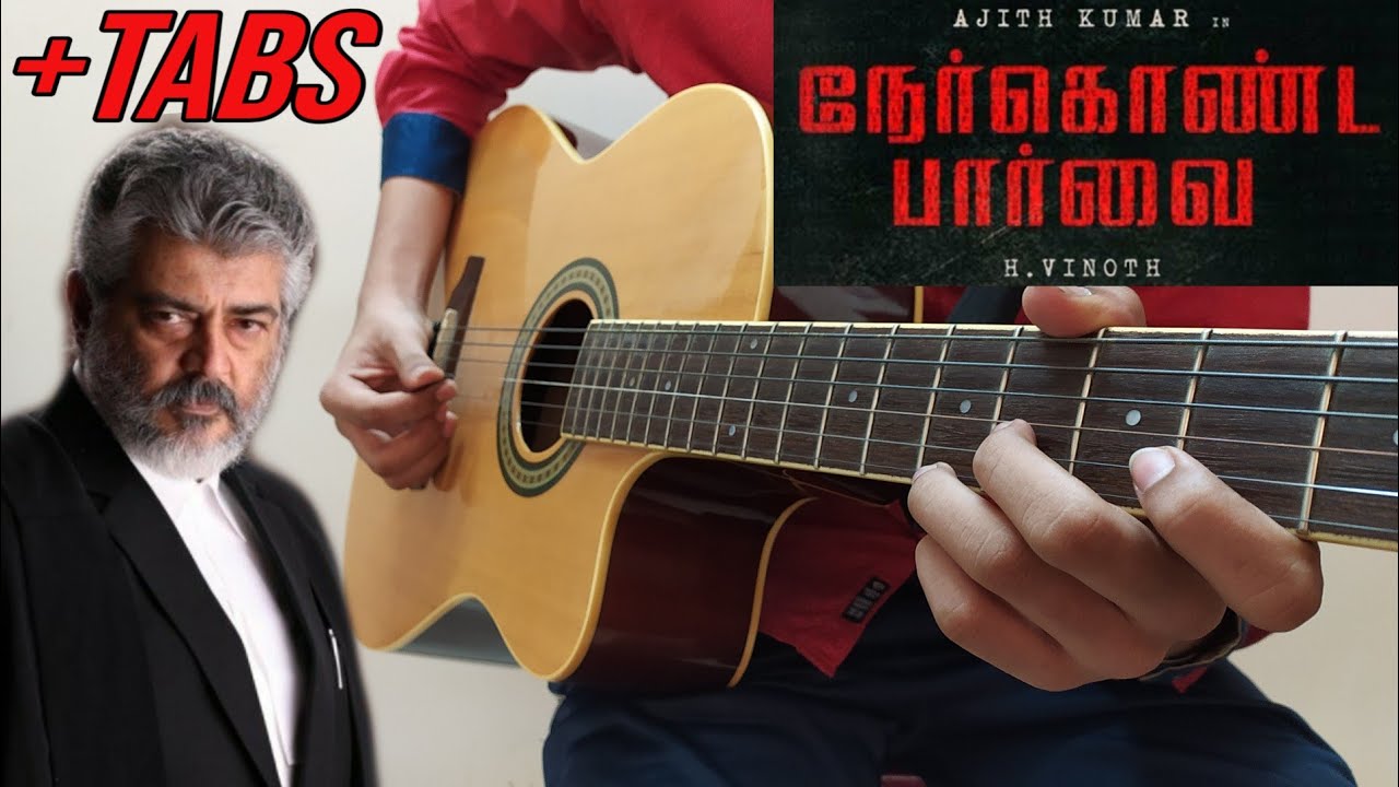 [TAB] Nerkonda Paarvai BGM | Guitar Cover | TABS in the Description | String Maestro