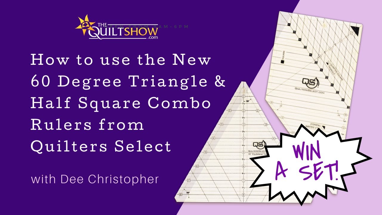 Triangle Ruler 60 Degree, Shop our Triangle Quilting Ruler, Cutting Tools