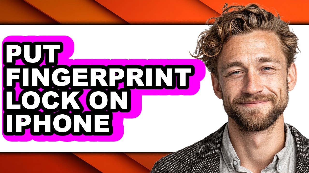 How to Put Fingerprint Lock on Iphone (updated)