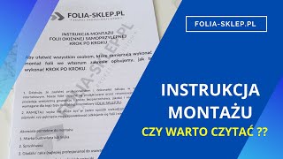 Instrukcja Montażu Folii Okiennej - EDORINO.COM