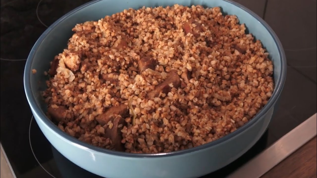 Buchweizen kochen mit Fleisch   Rezept