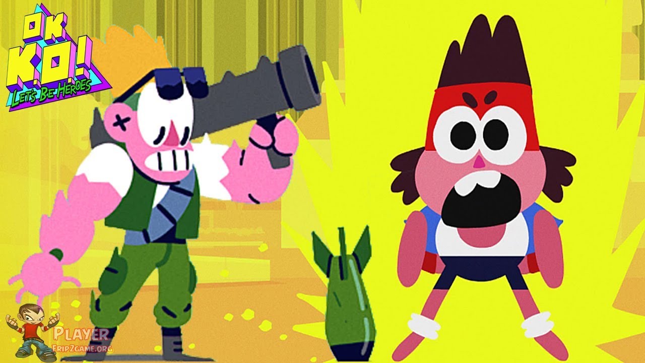 K.O And Nick Army Patrolled Lakewood Plaza Turbo - OK K.O.! Let's