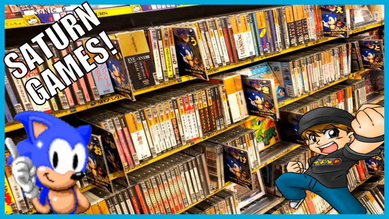 SEGA SATURN Games at SUPER POTATO in Akihabara