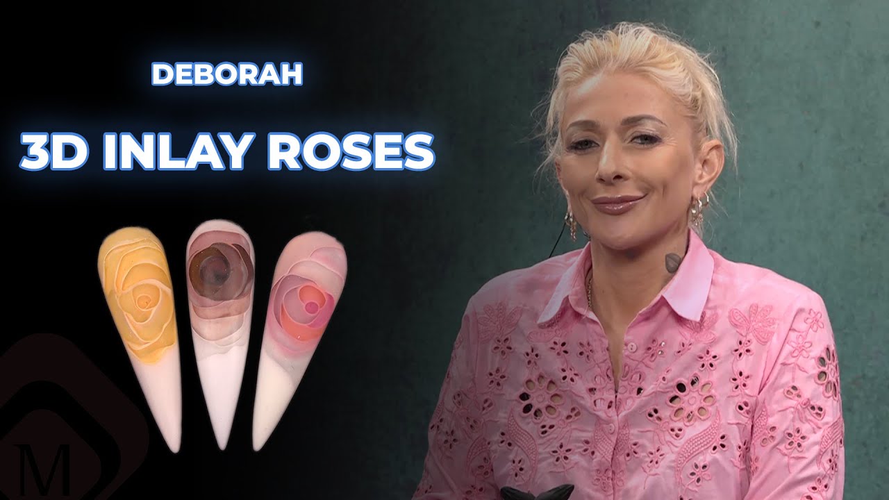 3D Inlay Roses E-workshop met Deborah