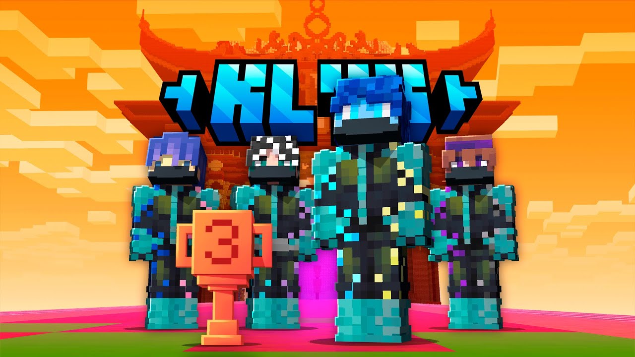 Placing third in the BEST MINECRAFT EVENT