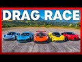 FH5 | Bugatti Chiron V Koenigsegg Jesko V Hennessey Venom F5 V Rimac Nevera V Lotus Evija DRAG RACE!