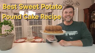 The Best Sweet Potato Pound Cake Recipe | Moist & Delicious🥮