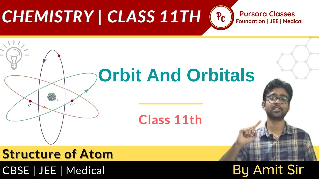 Orbit and Orbitals | Structure of Atom | Class 11 Chemistry| By Amit ...