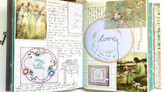 Vintage junk journal: Ocean of love