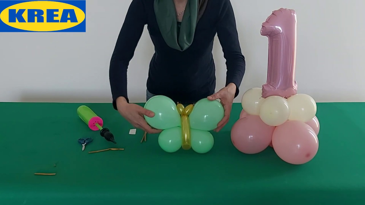 COME REALIZZARE UN ARCO DI PALLONCINI PER FESTE DI COMPLEANNO E ADDOBBARE  TAVOLO DELLA TORTA