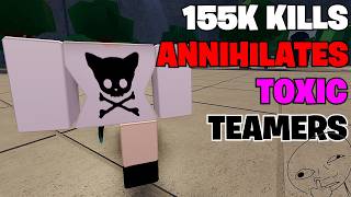 ANNIHILATING THESE TOXIC TEAMERS!! 💀😭 The Strongest Battlegrounds