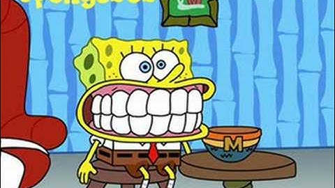 SPONGEBOB STICKS HIS TEETH UP WHILE I PLAY UNFITTING MUSIC