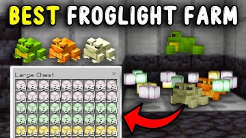 BEST FROGLIGHT Farm Minecraft Bedrock 1.21! (10+ STACKS /H)