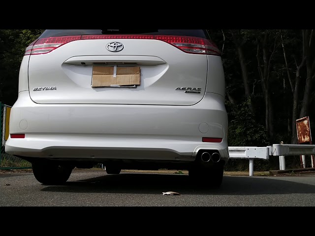 エスティマ GSR50 モデリスタマフラー - YouTube