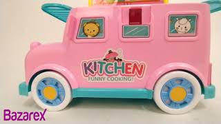 Toy Portable Minibus Kitchen Set for Kids screenshot 4