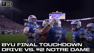 BYU GO-AHEAD Drive vs. #2 Notre Dame | 2026 Monster Energy Big 12 Football