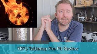 A FALL MUST HAVE  YEFU Tabletop Fire Pit Review