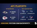 Saturday Divisional NFL Playoff Games 