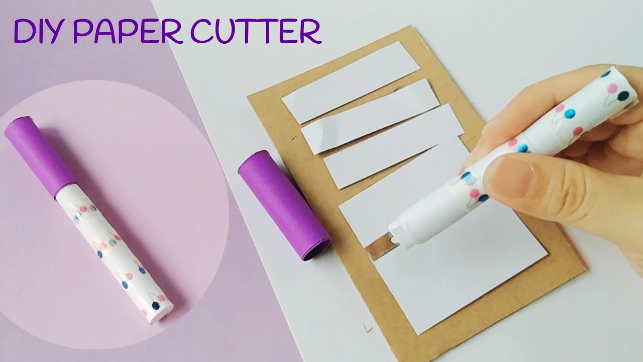 Cách làm một chiếc bút rọc giấy rất dễ | Paper cutter | DIY paper cutter | DIY pen knife | DIY IDEAS