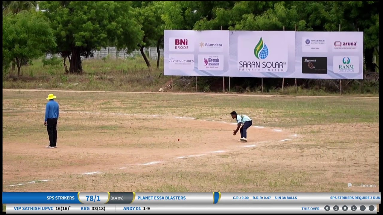 BNI Erode Premier League (2025-2026) Season 1 - Planet Essa Blasters  vs    SPS Strikers