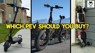 EScooter vs EBike vs ESkate: Which Should You Buy?